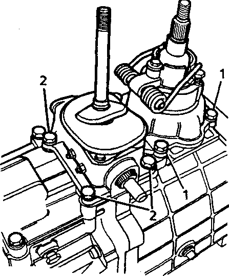 Корпус механизма переключения - КПП R380 тип А