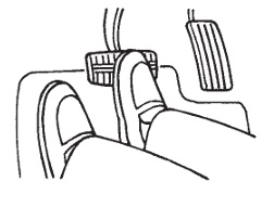 Педаль тормоза и положение P